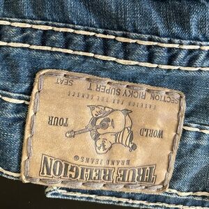 Y2K true religion jeans